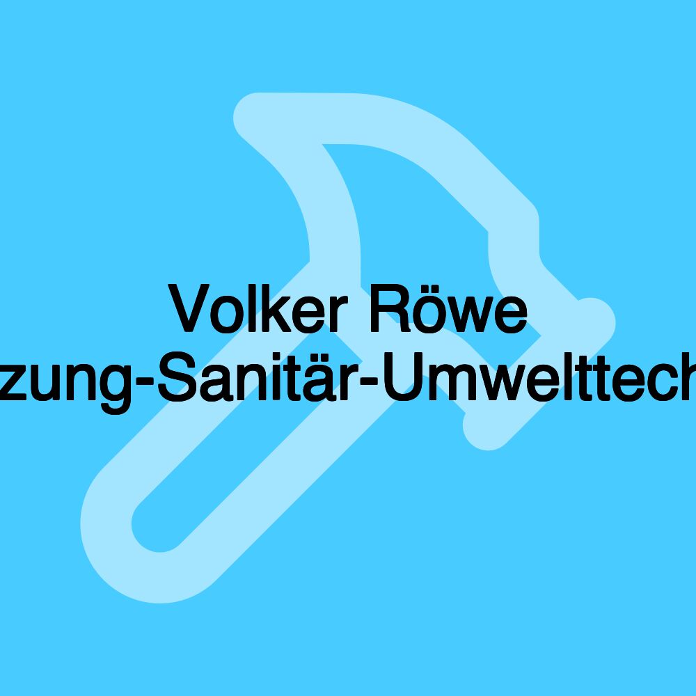 Volker Röwe Heizung-Sanitär-Umwelttechnik