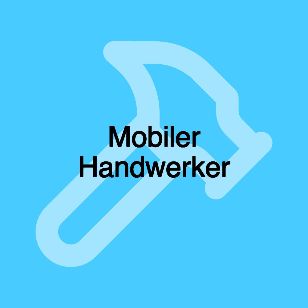 Mobiler Handwerker