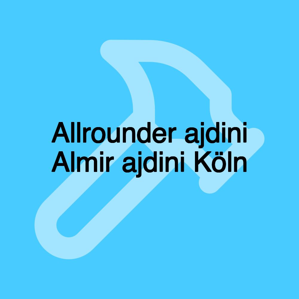 Allrounder ajdini Almir ajdini Köln