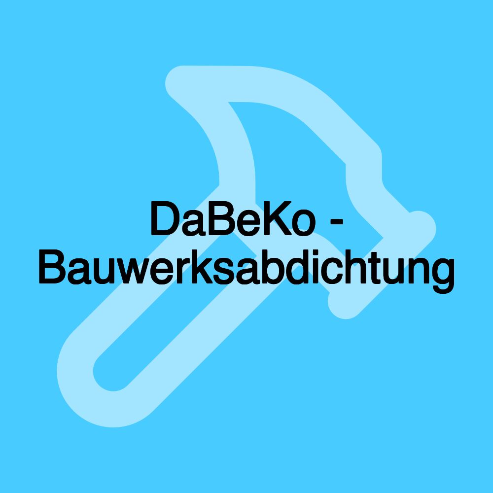 DaBeKo - Bauwerksabdichtung