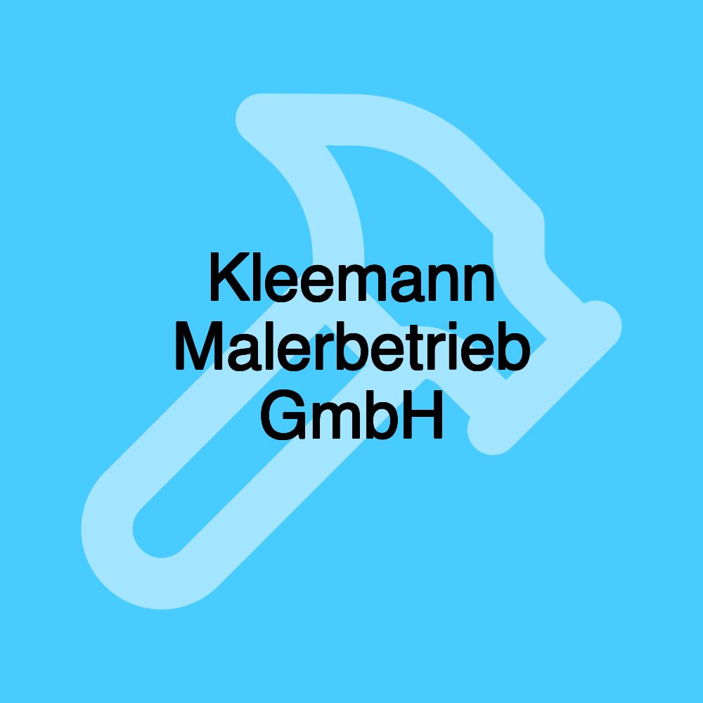 Kleemann Malerbetrieb GmbH