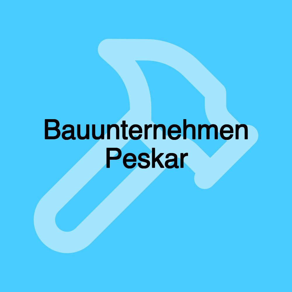 Bauunternehmen Peskar