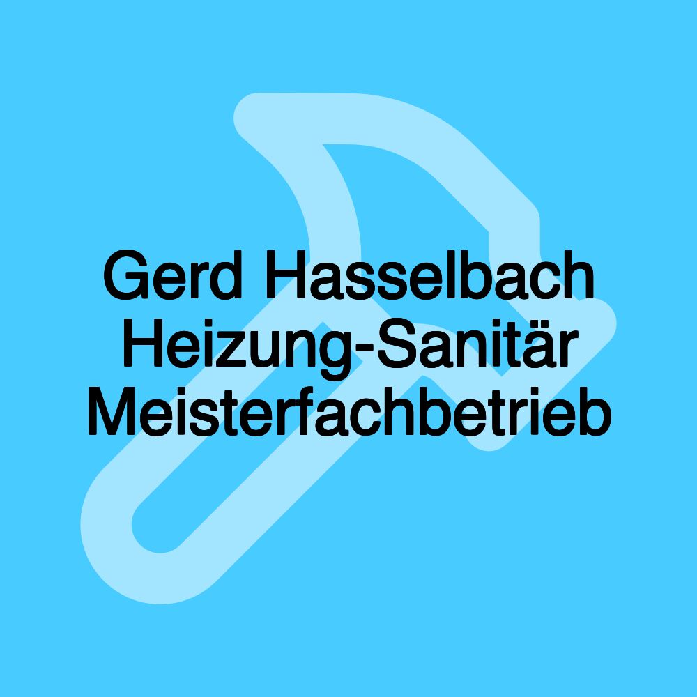 Gerd Hasselbach Heizung-Sanitär Meisterfachbetrieb