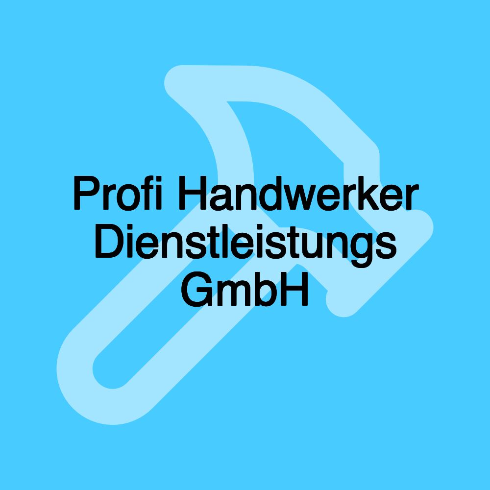 Profi Handwerker Dienstleistungs GmbH