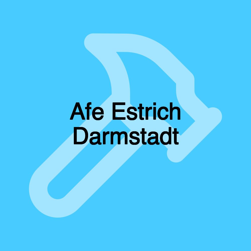 Afe Estrich Darmstadt