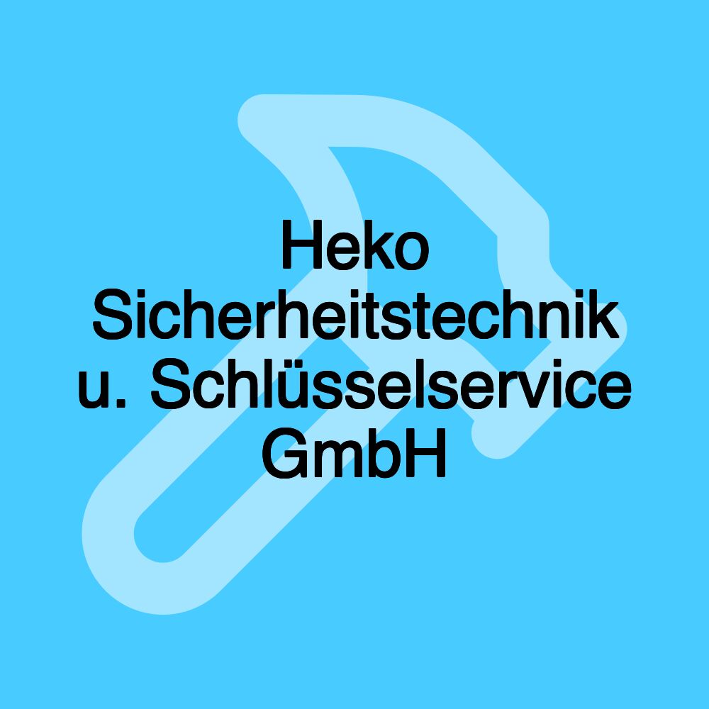 Heko Sicherheitstechnik u. Schlüsselservice GmbH