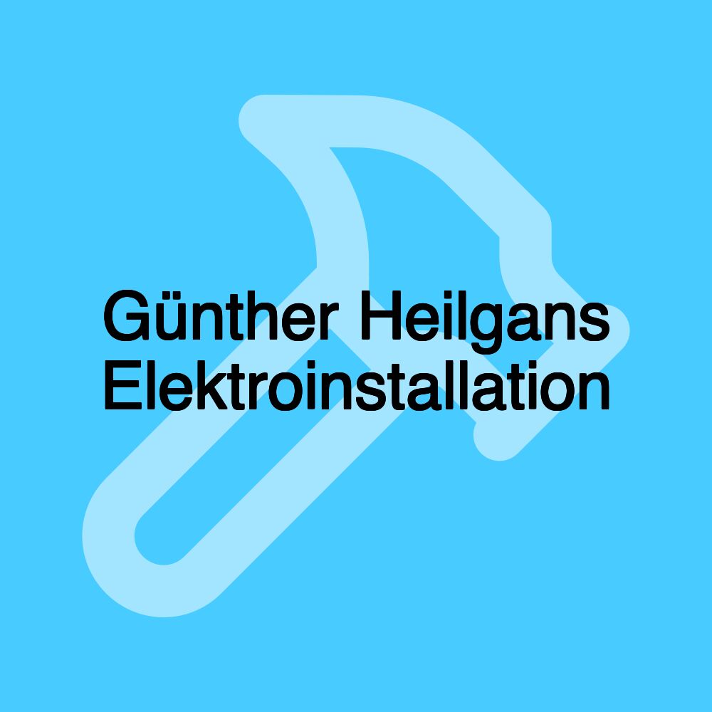 Günther Heilgans Elektroinstallation