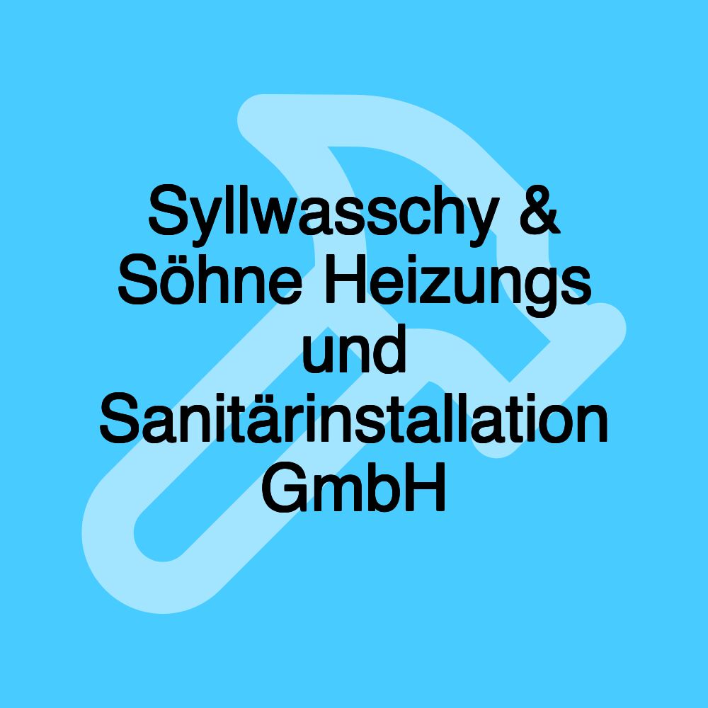 Syllwasschy & Söhne Heizungs und Sanitärinstallation GmbH