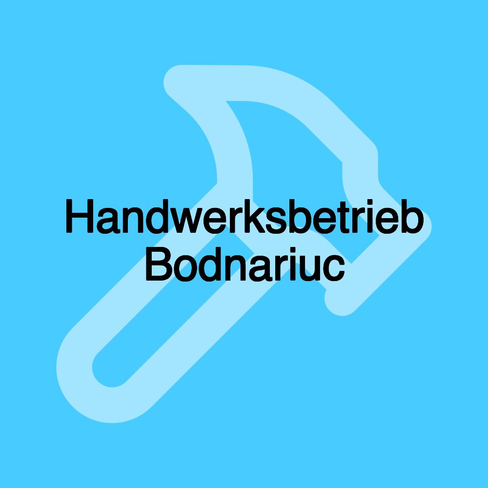 Handwerksbetrieb Bodnariuc