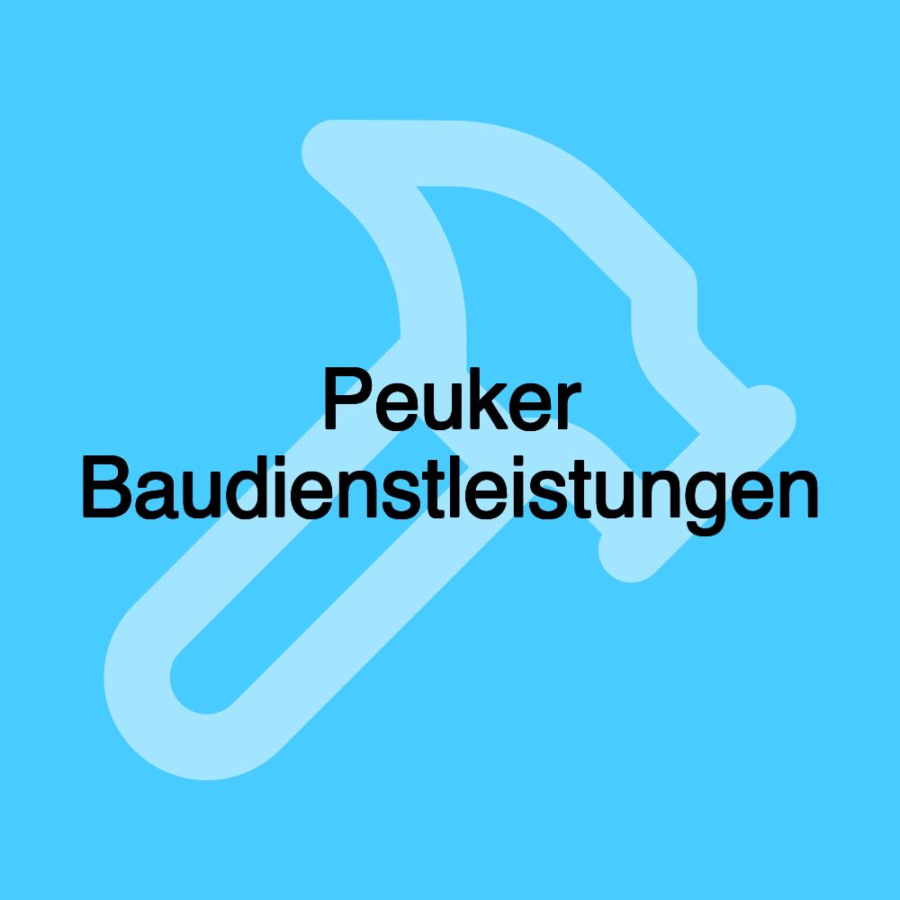 Peuker Baudienstleistungen