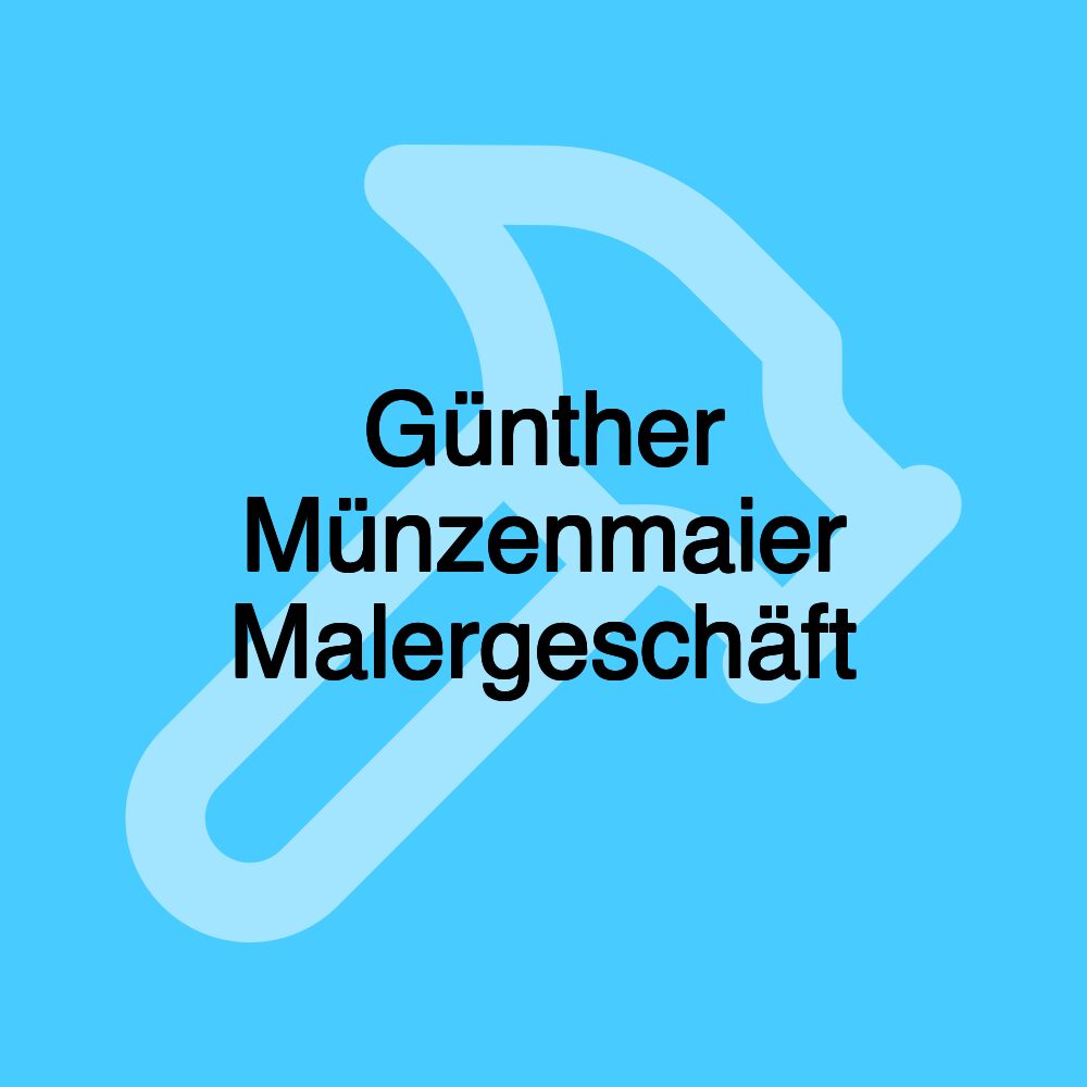 Günther Münzenmaier Malergeschäft