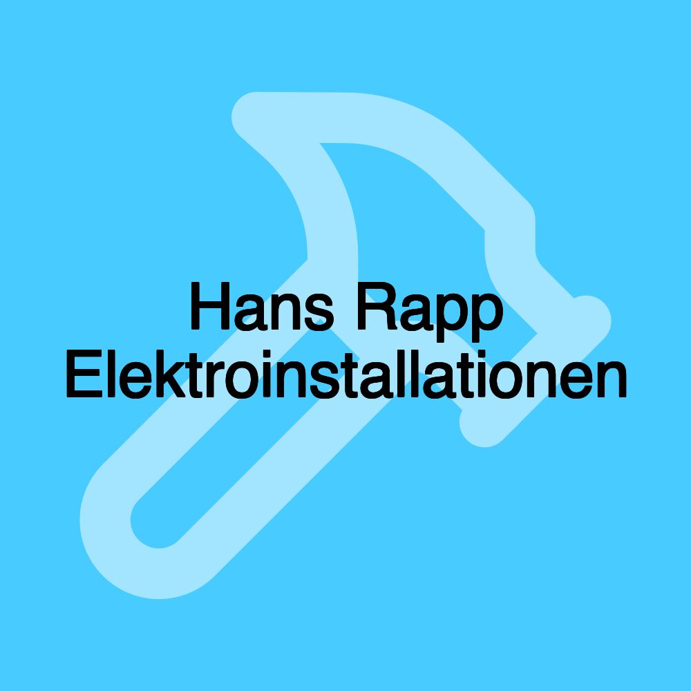 Hans Rapp Elektroinstallationen