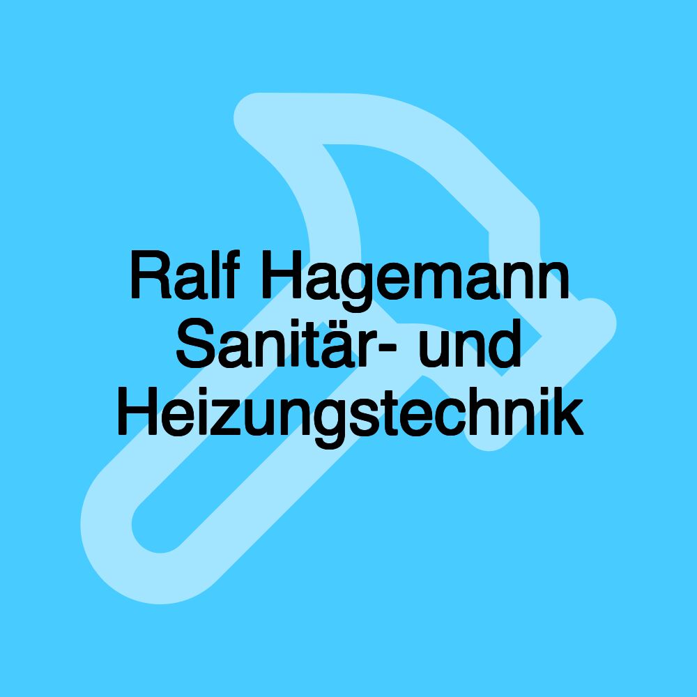 Ralf Hagemann Sanitär- und Heizungstechnik