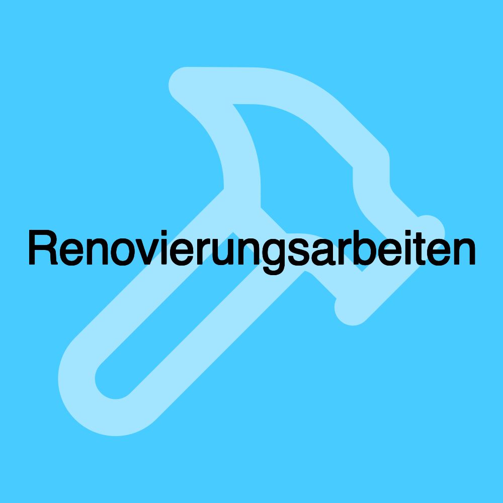 Renovierungsarbeiten