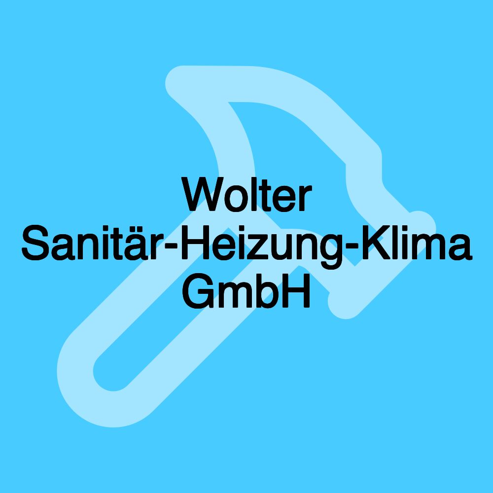 Wolter Sanitär-Heizung-Klima GmbH