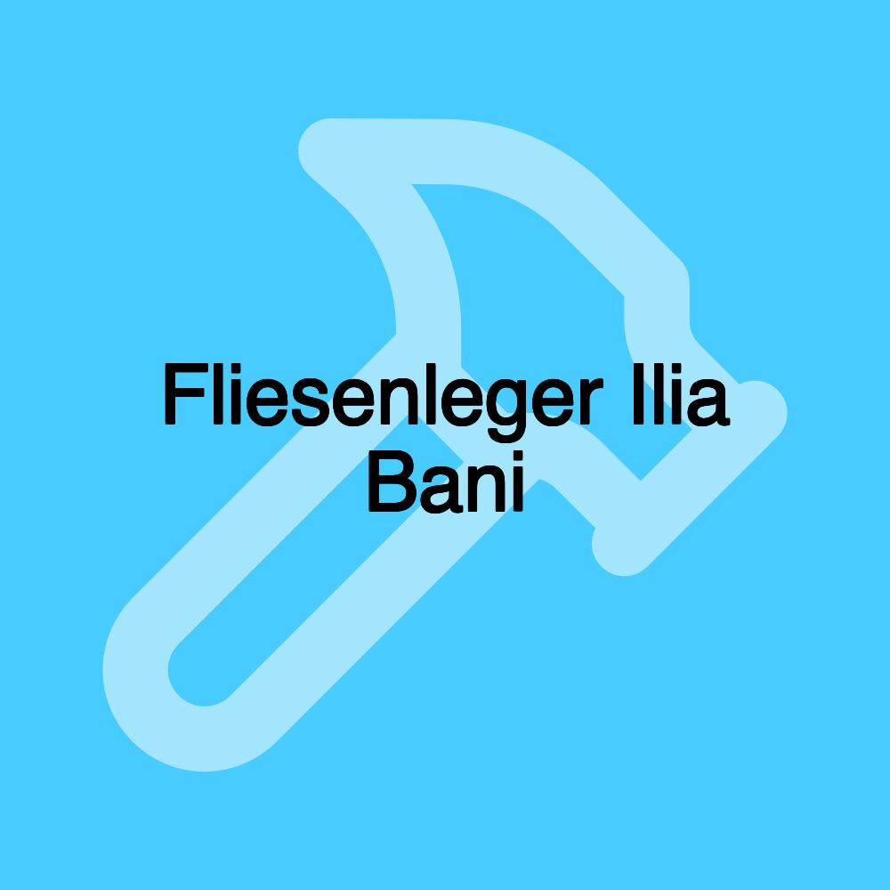 Fliesenleger Ilia Bani