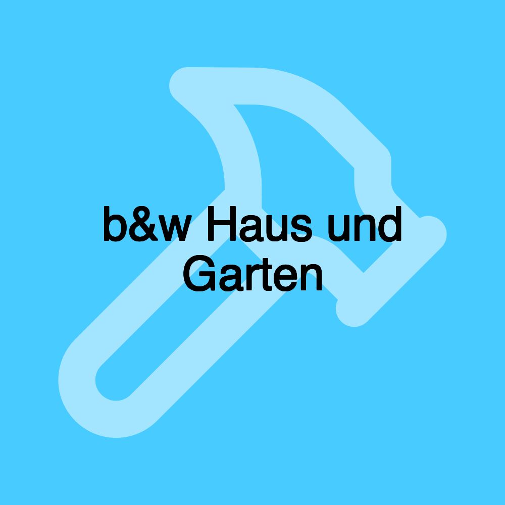 b&w Haus und Garten