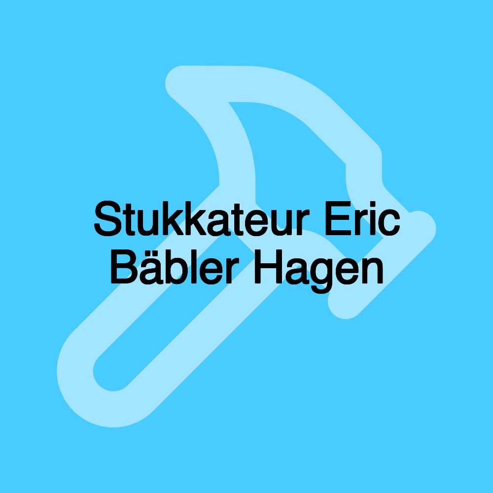 Stukkateur Eric Bäbler Hagen