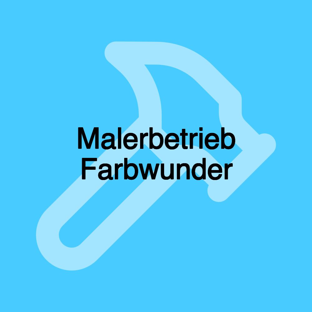 Malerbetrieb Farbwunder