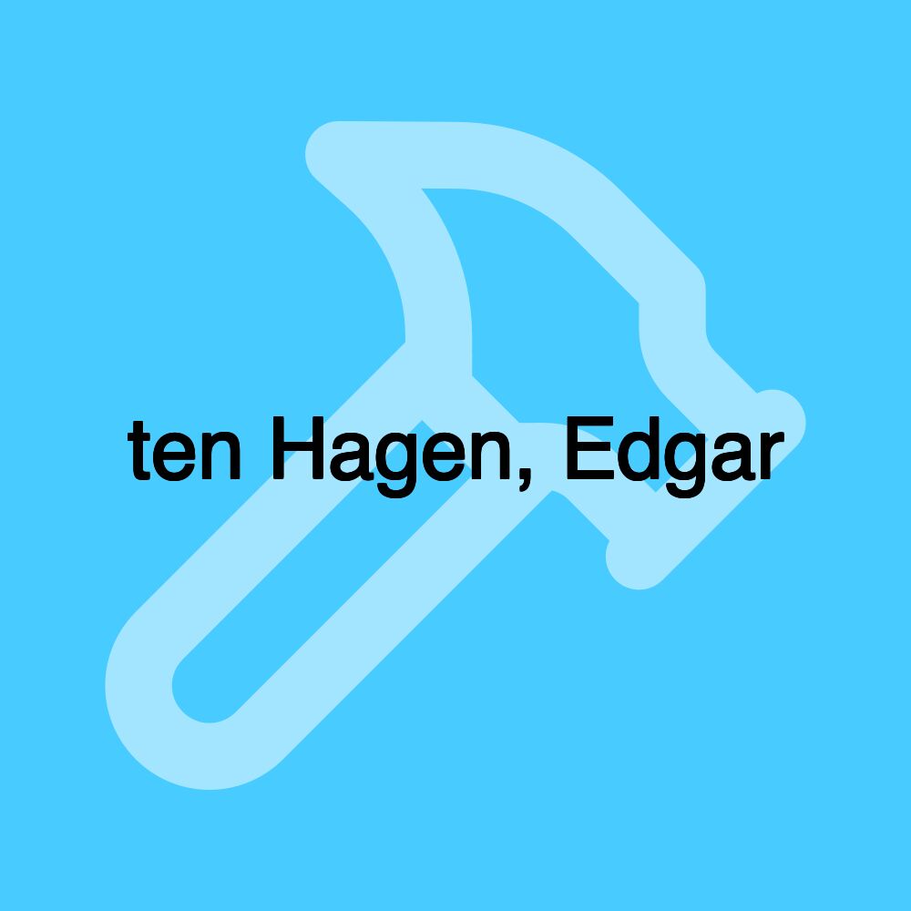 ten Hagen, Edgar