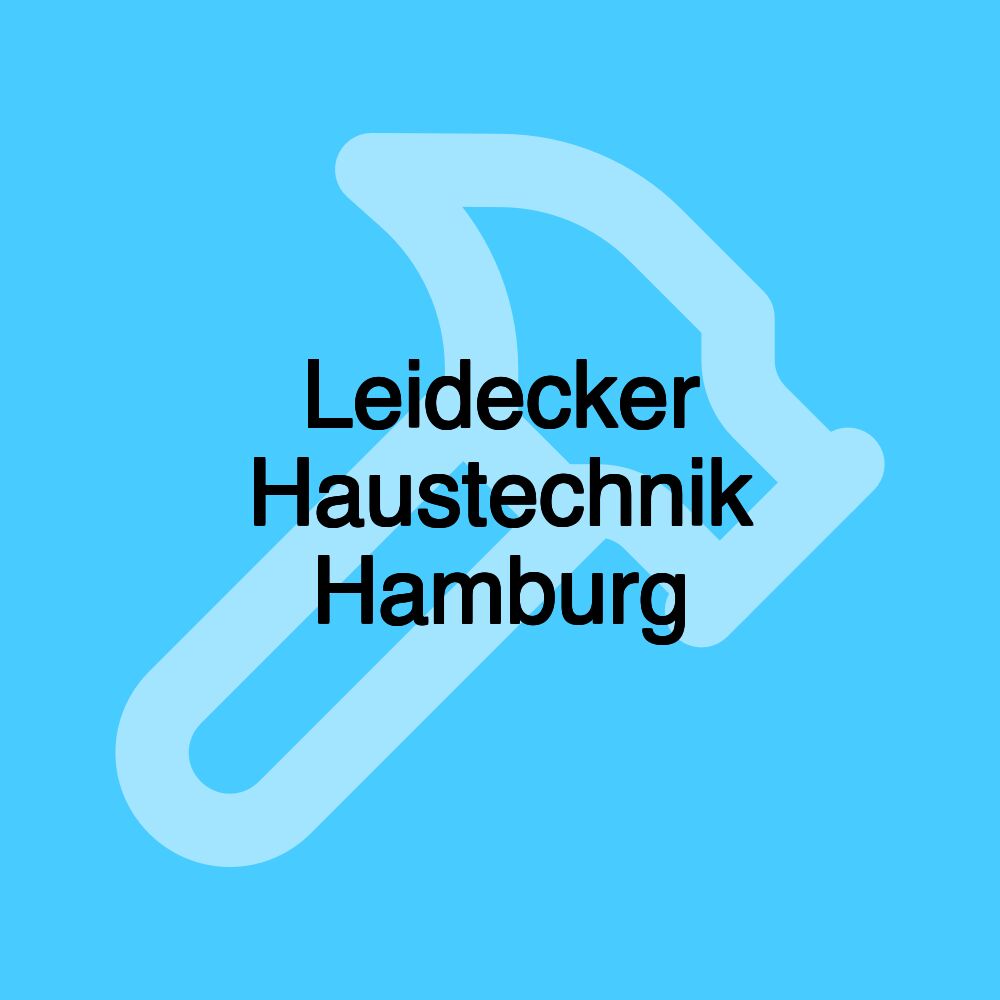 Leidecker Haustechnik Hamburg