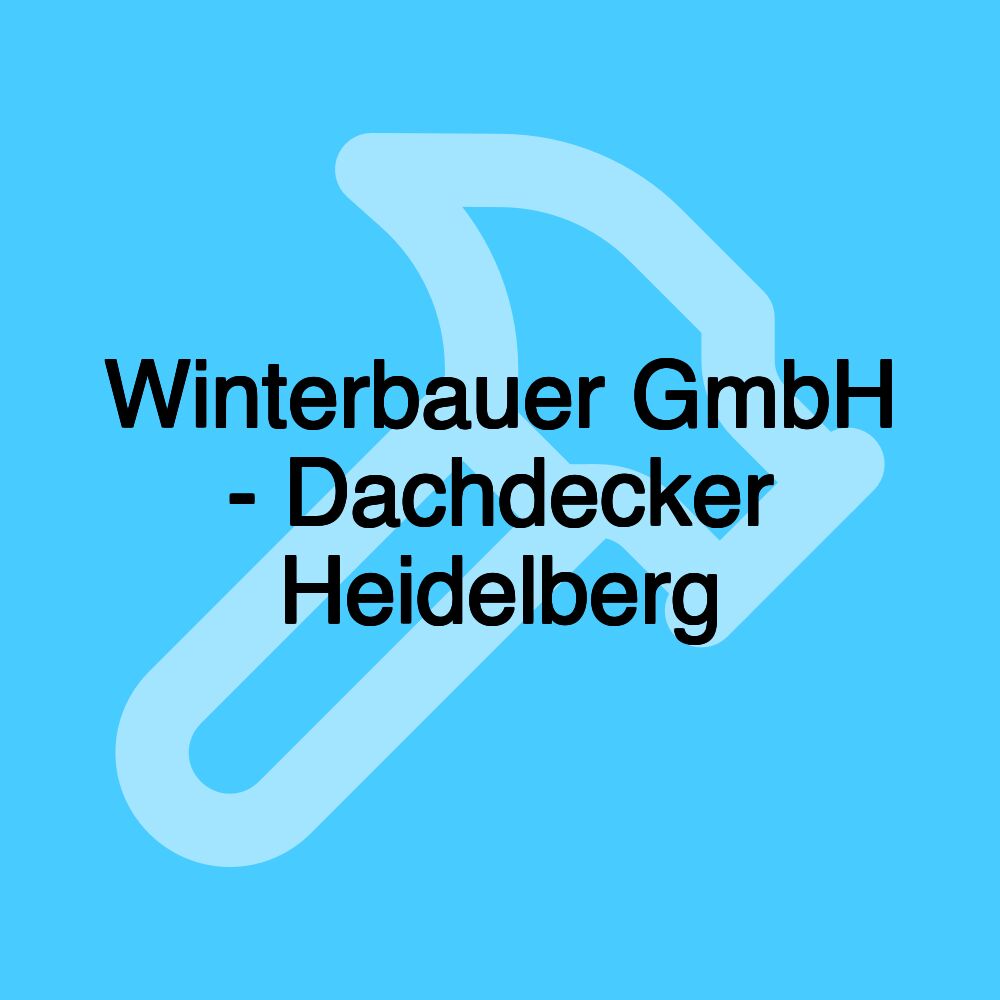 Winterbauer GmbH - Dachdecker Heidelberg