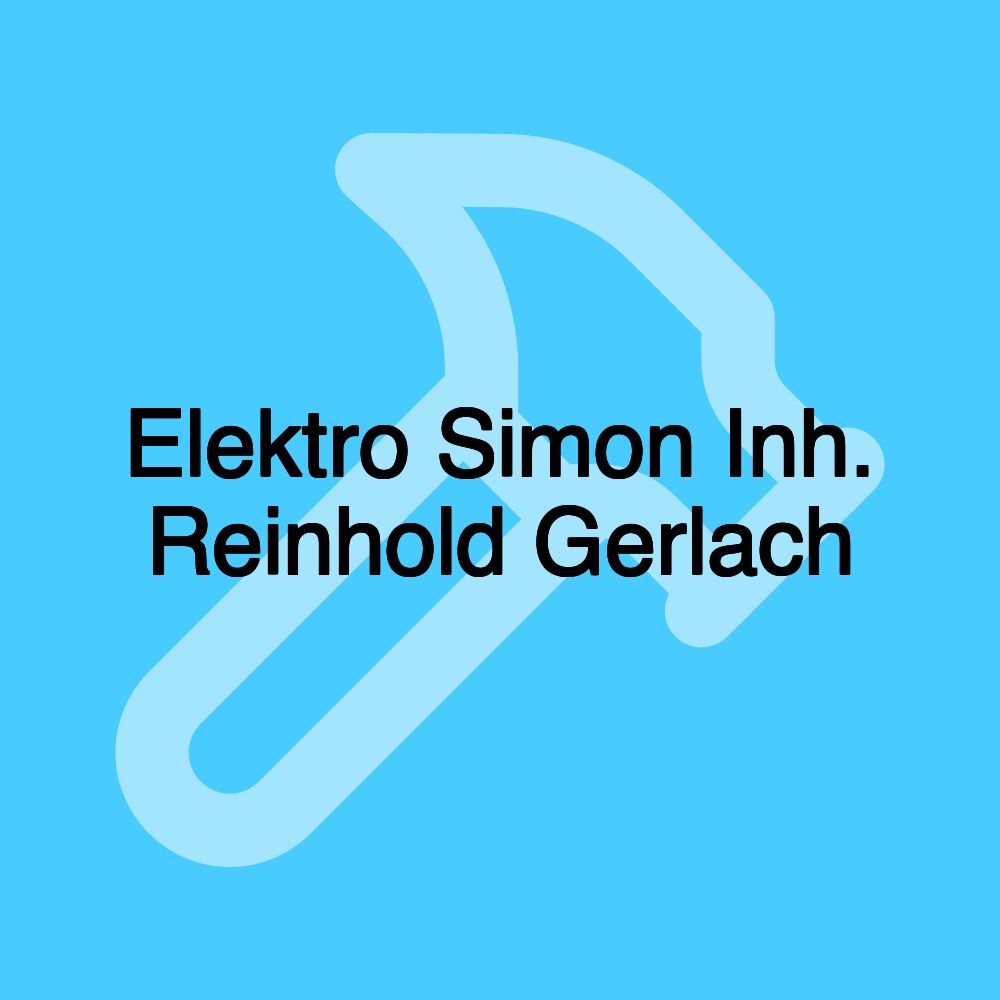 Elektro Simon Inh. Reinhold Gerlach