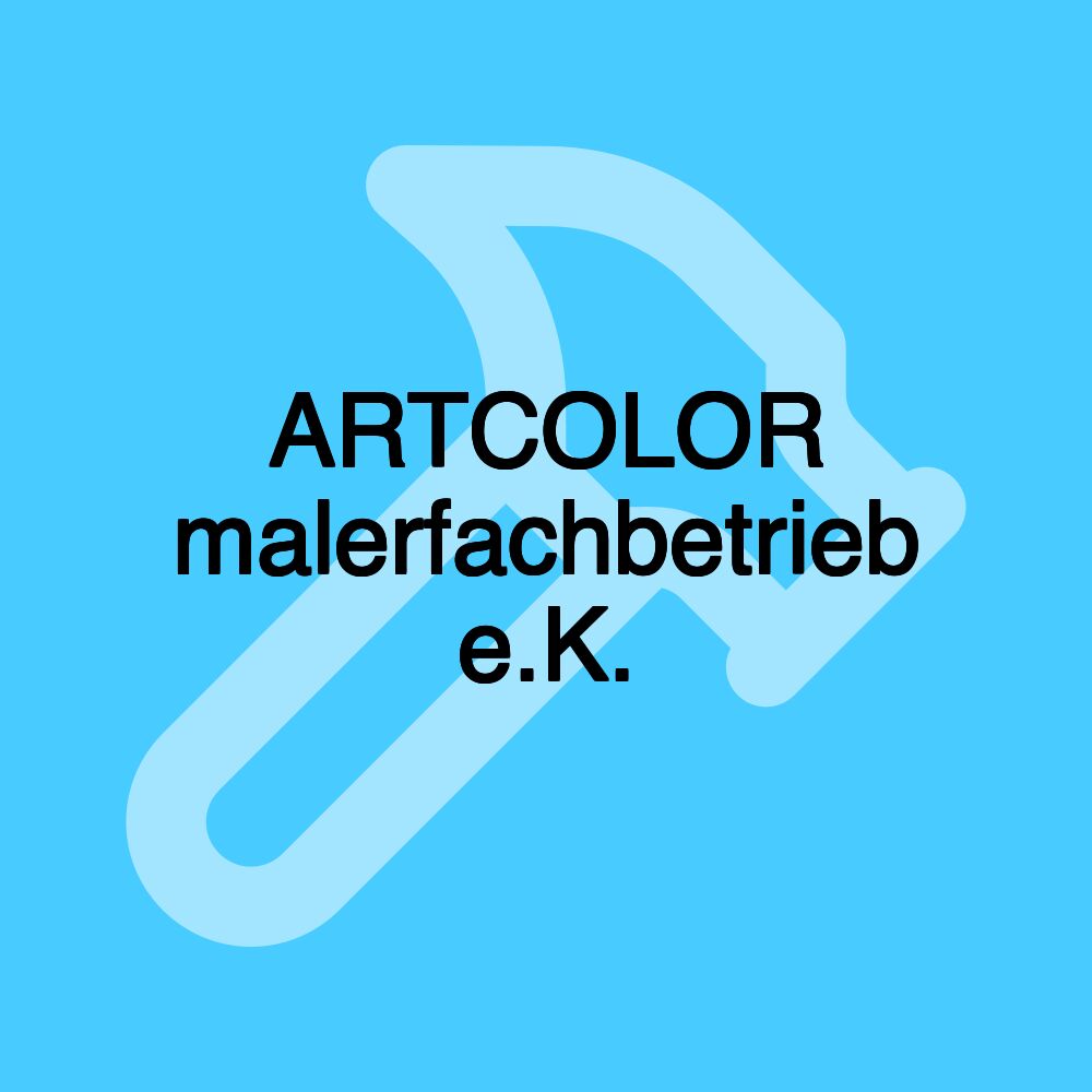 ARTCOLOR malerfachbetrieb e.K.