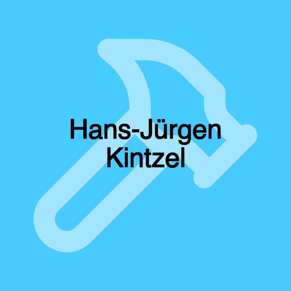 Hans-Jürgen Kintzel