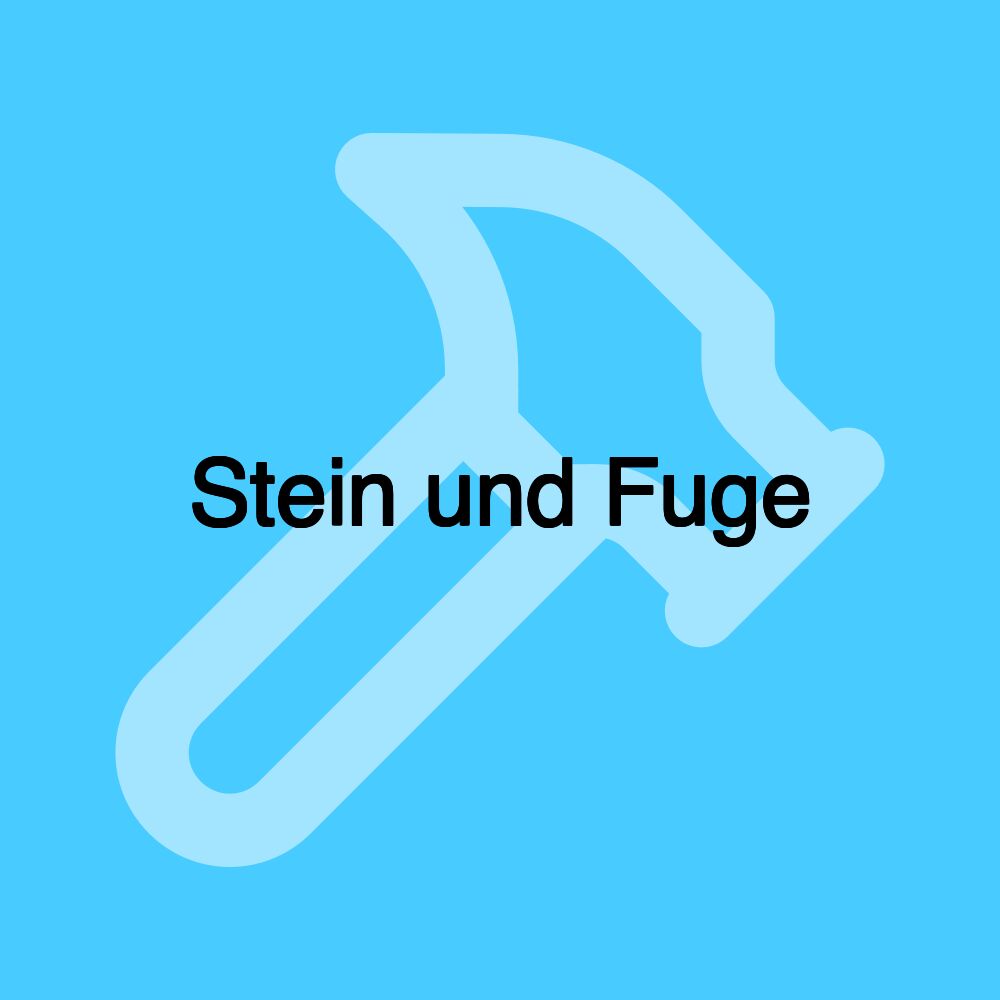 Stein und Fuge