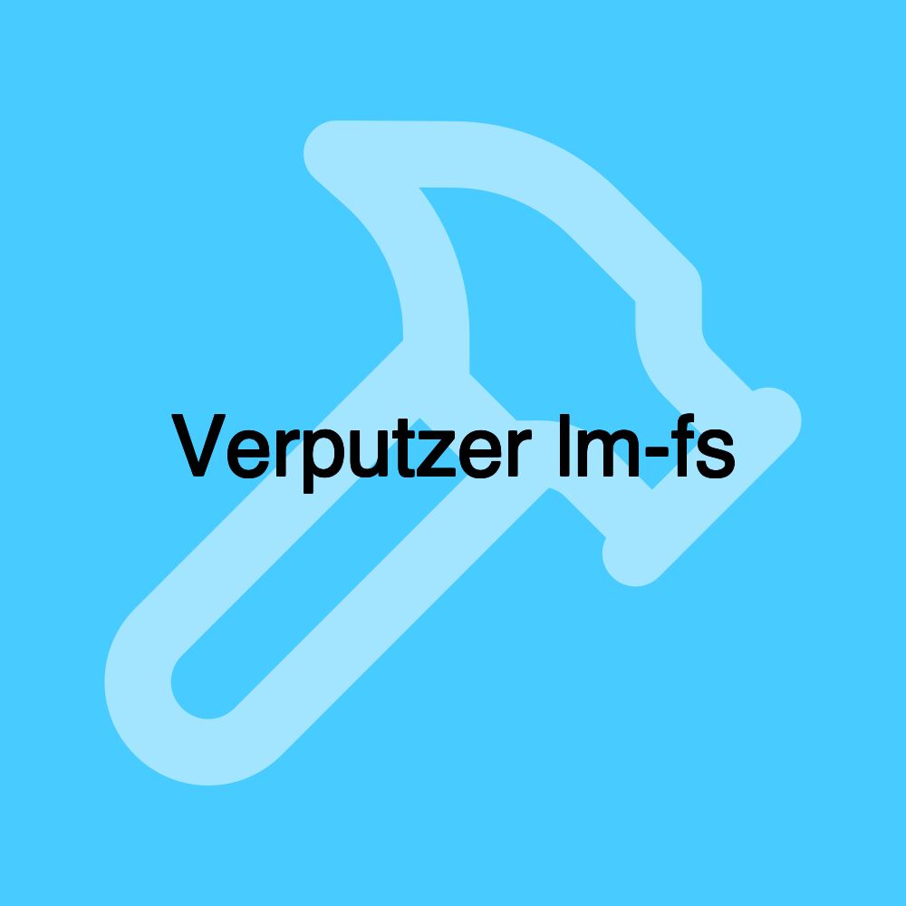 Verputzer lm-fs