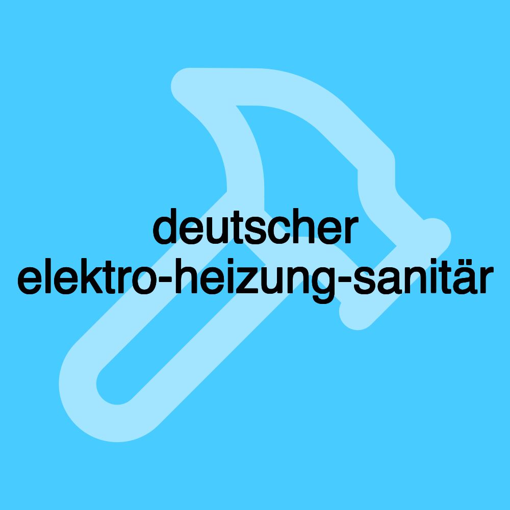 deutscher elektro-heizung-sanitär