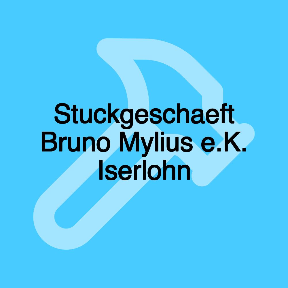 Stuckgeschaeft Bruno Mylius e.K. Iserlohn