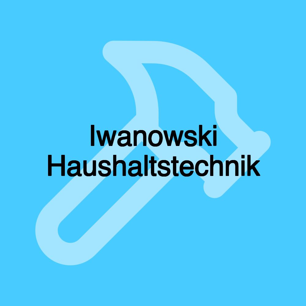 Iwanowski Haushaltstechnik