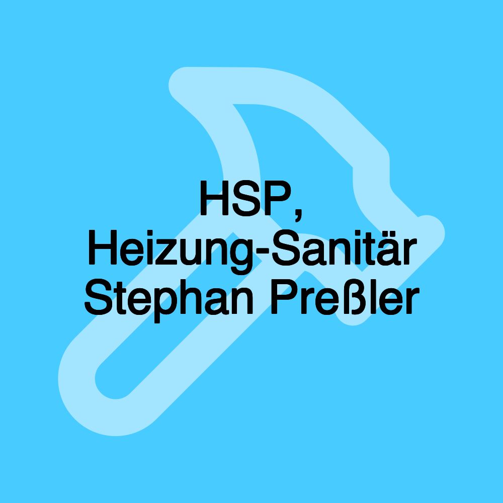 HSP, Heizung-Sanitär Stephan Preßler