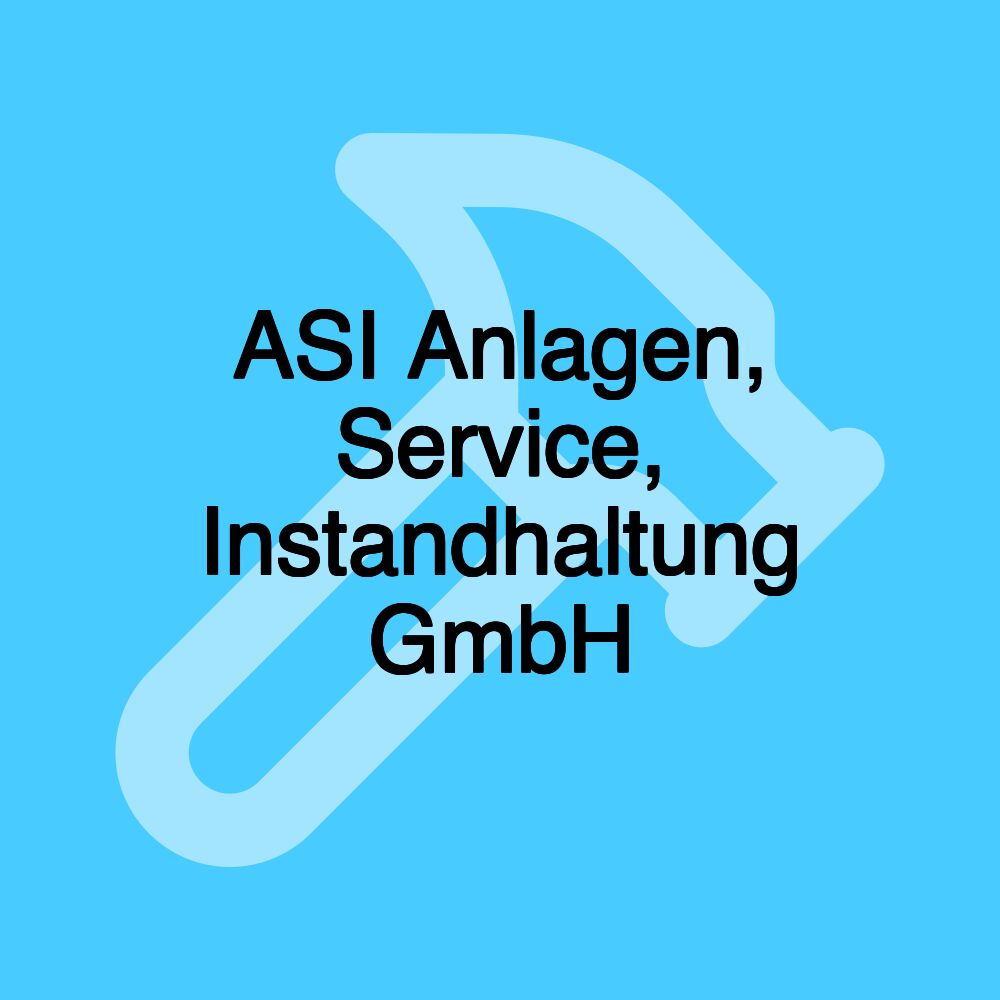 ASI Anlagen, Service, Instandhaltung GmbH