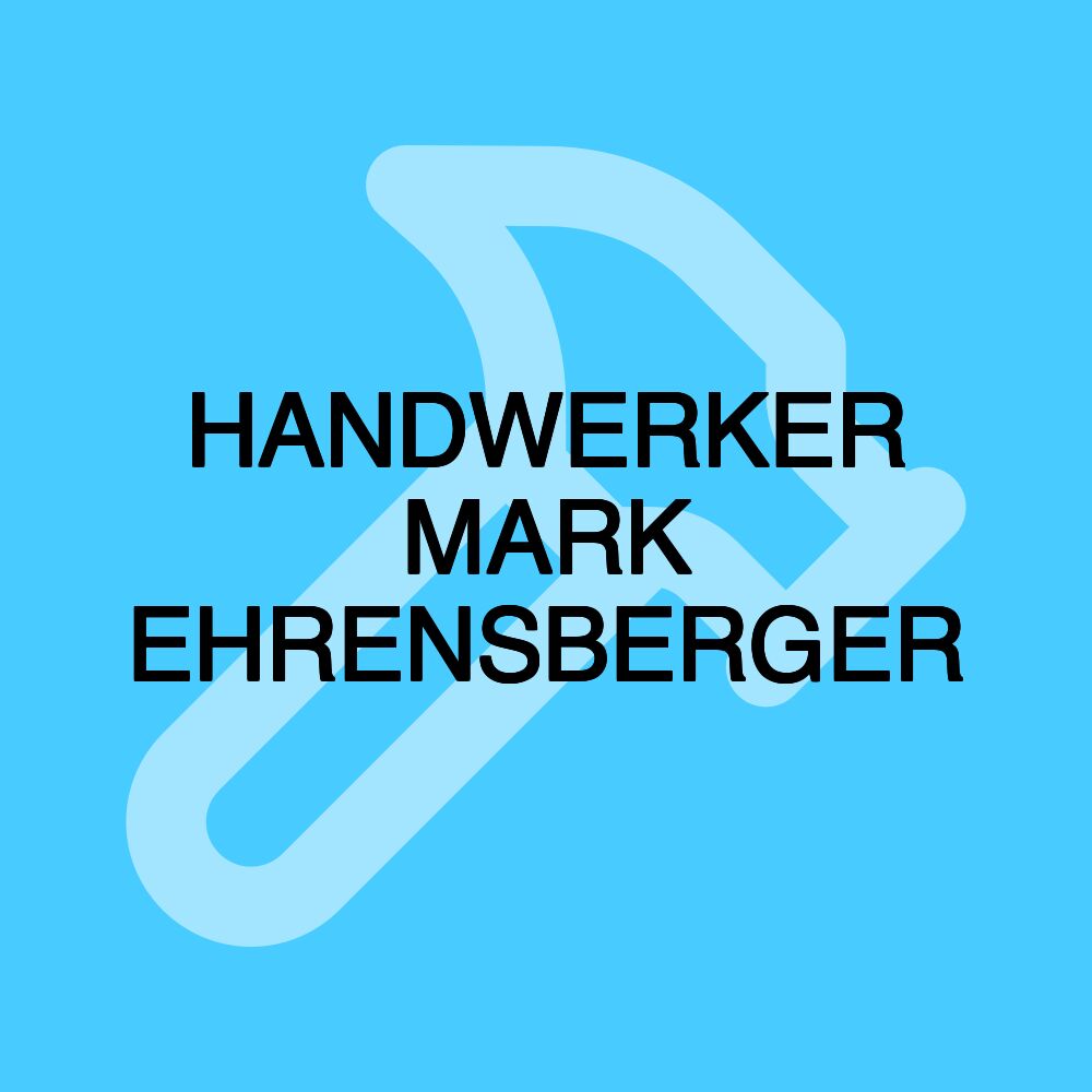 HANDWERKER MARK EHRENSBERGER