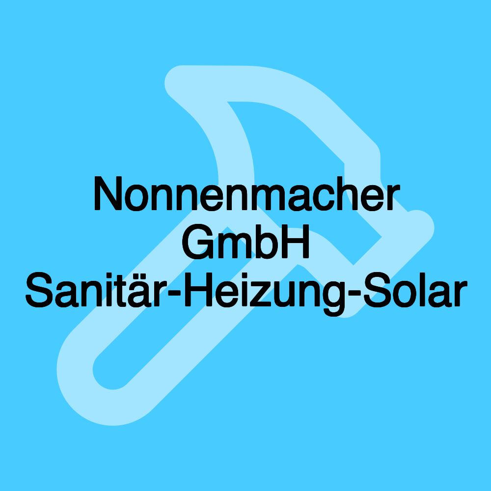 Nonnenmacher GmbH Sanitär-Heizung-Solar