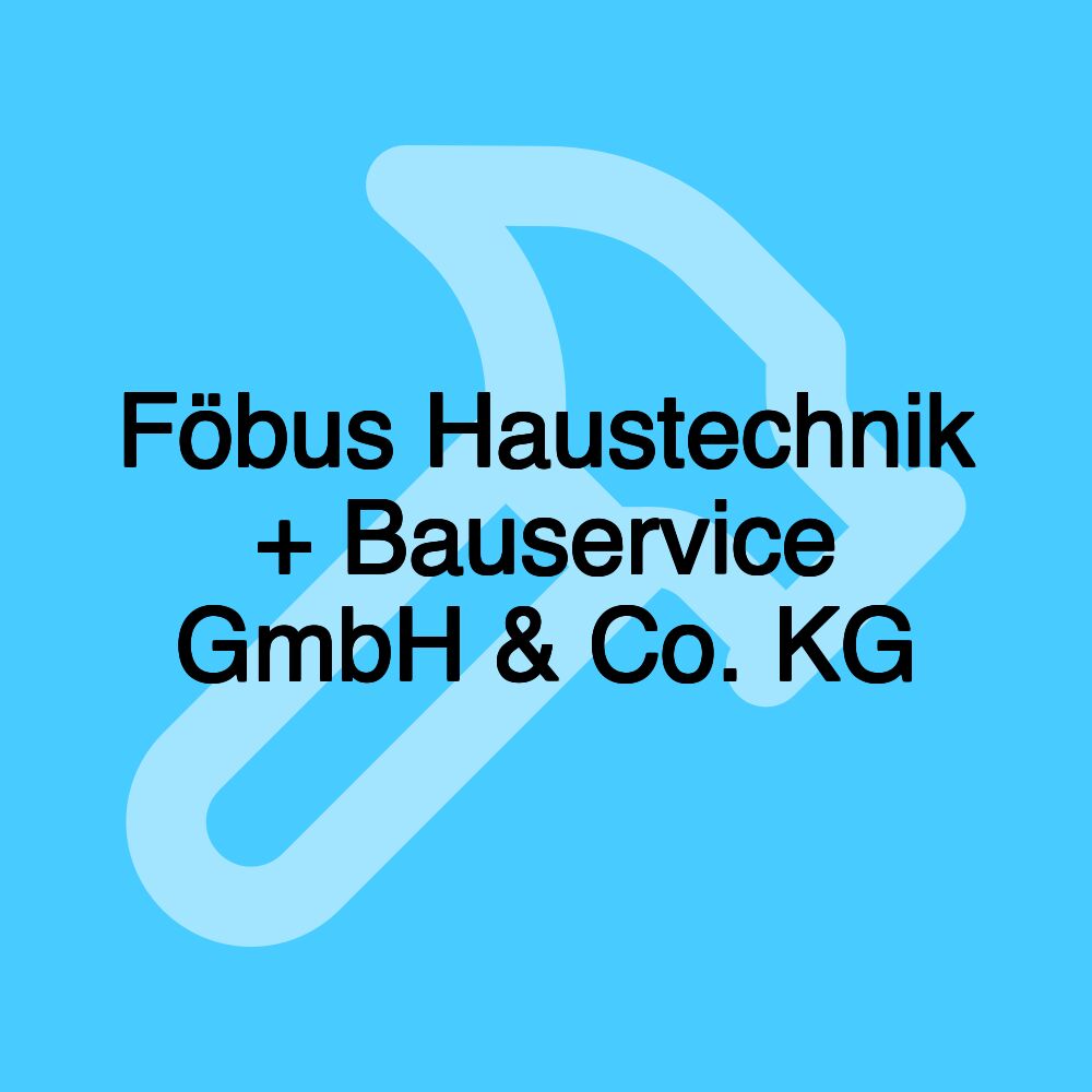 Föbus Haustechnik + Bauservice GmbH & Co. KG