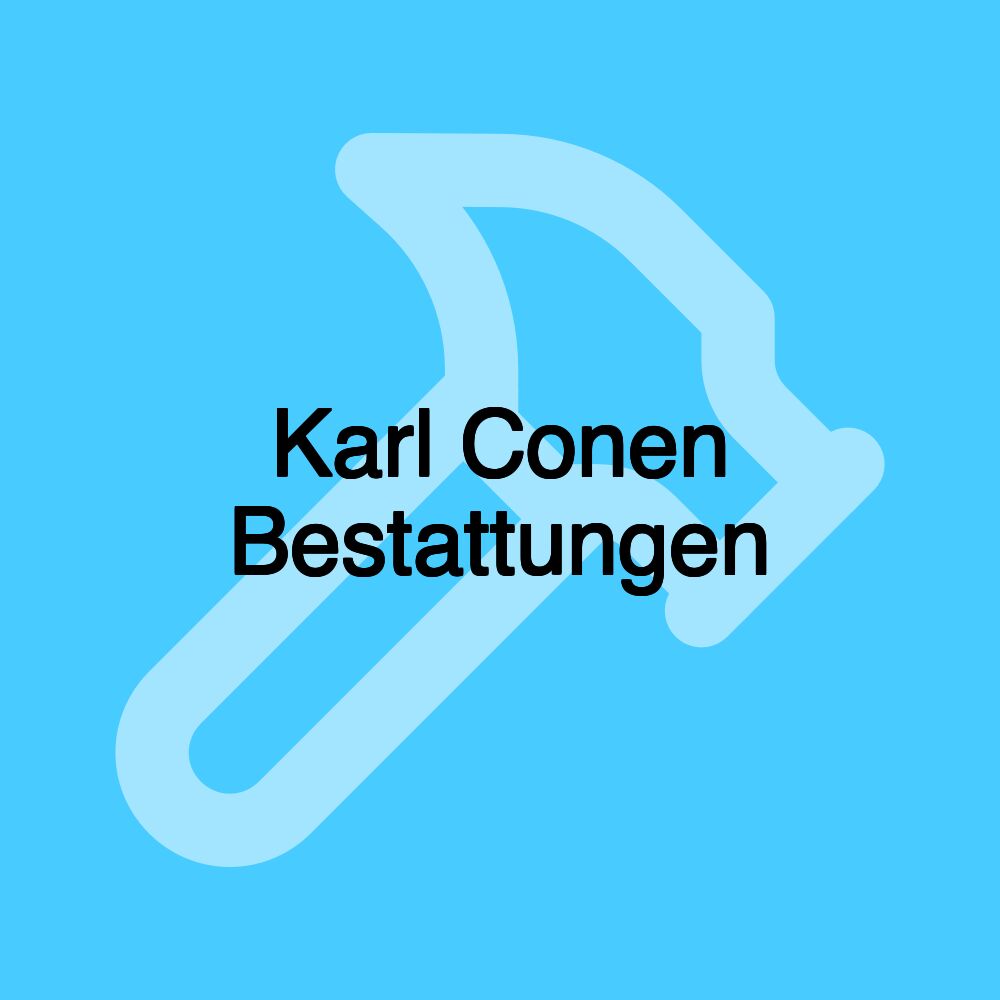 Karl Conen Bestattungen