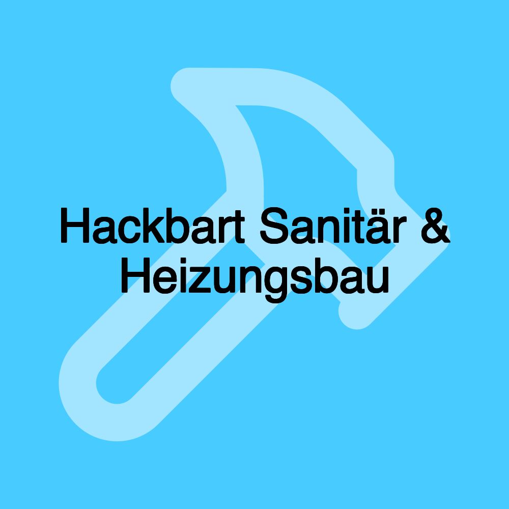 Hackbart Sanitär & Heizungsbau