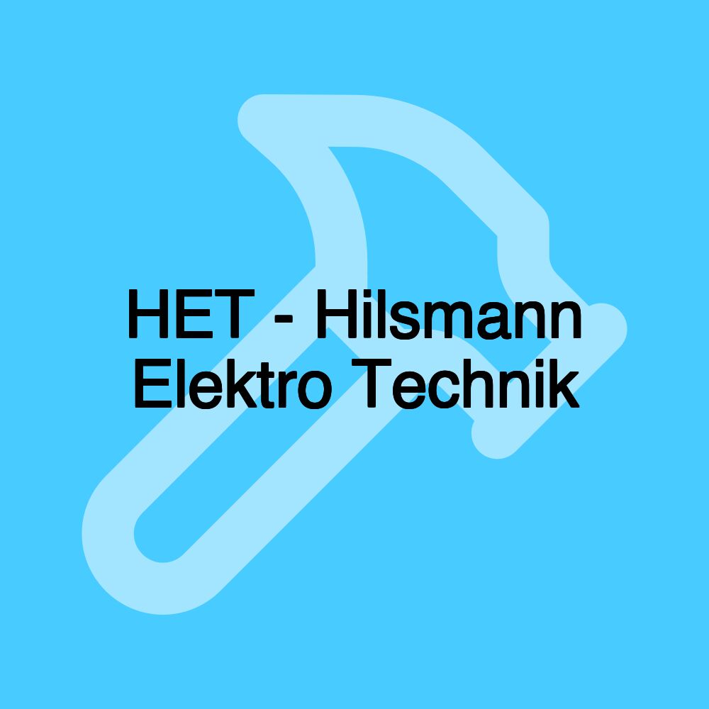 HET - Hilsmann Elektro Technik