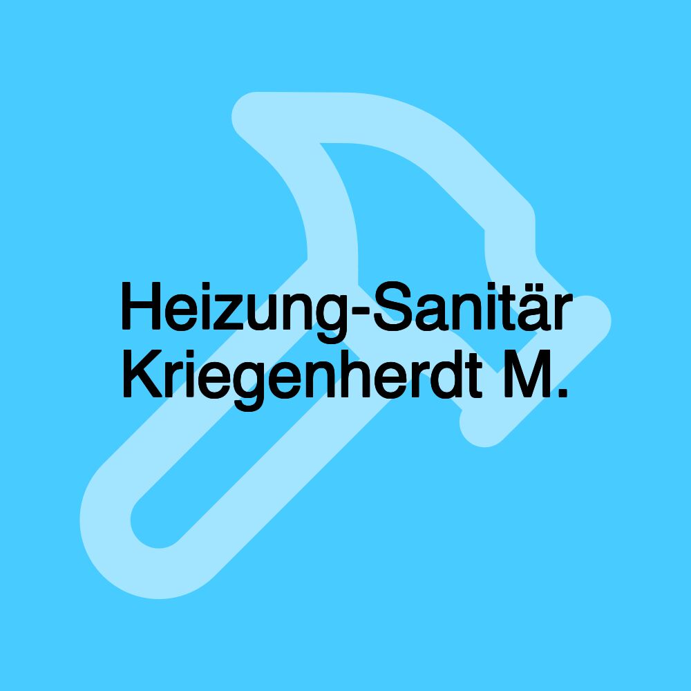 Heizung-Sanitär Kriegenherdt M.