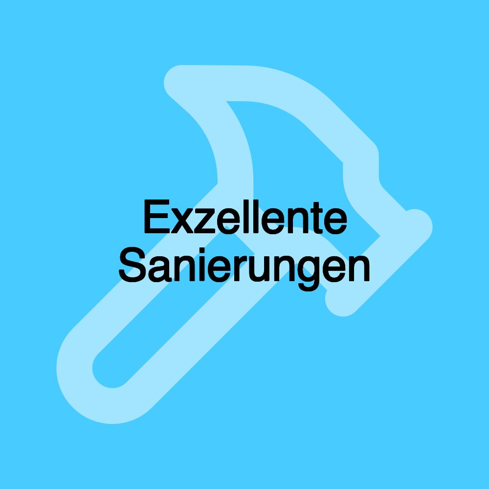 Exzellente Sanierungen