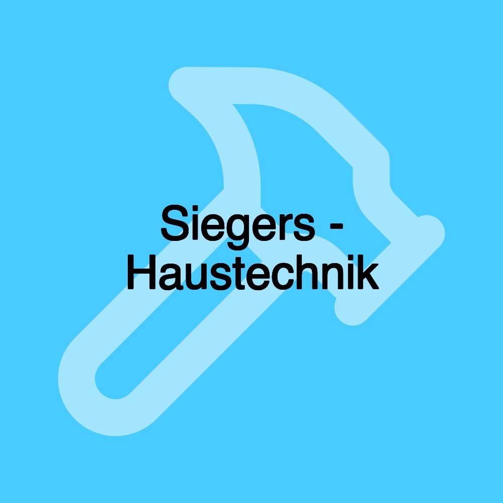 Siegers - Haustechnik