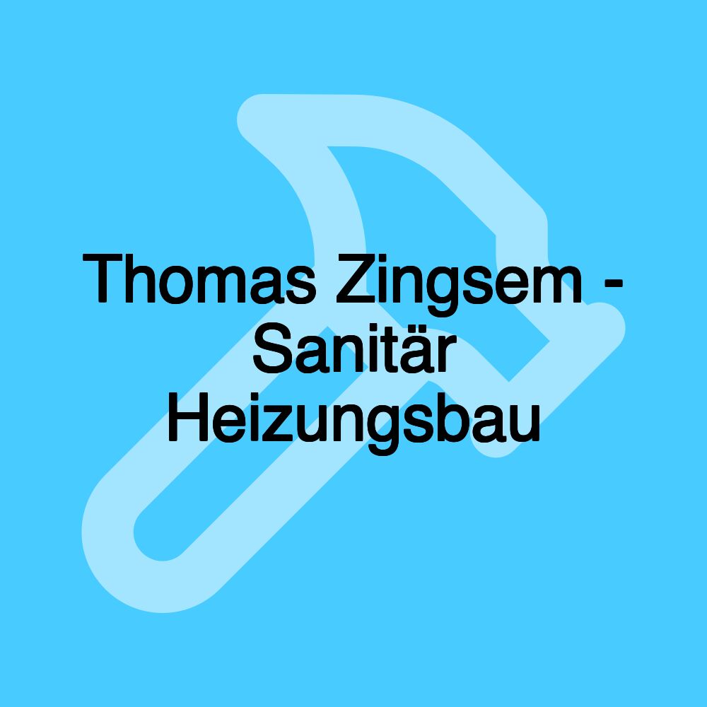 Thomas Zingsem - Sanitär Heizungsbau