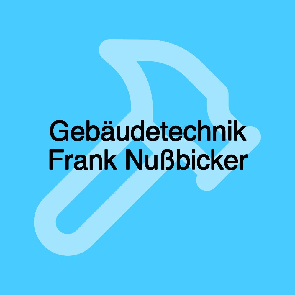 Gebäudetechnik Frank Nußbicker