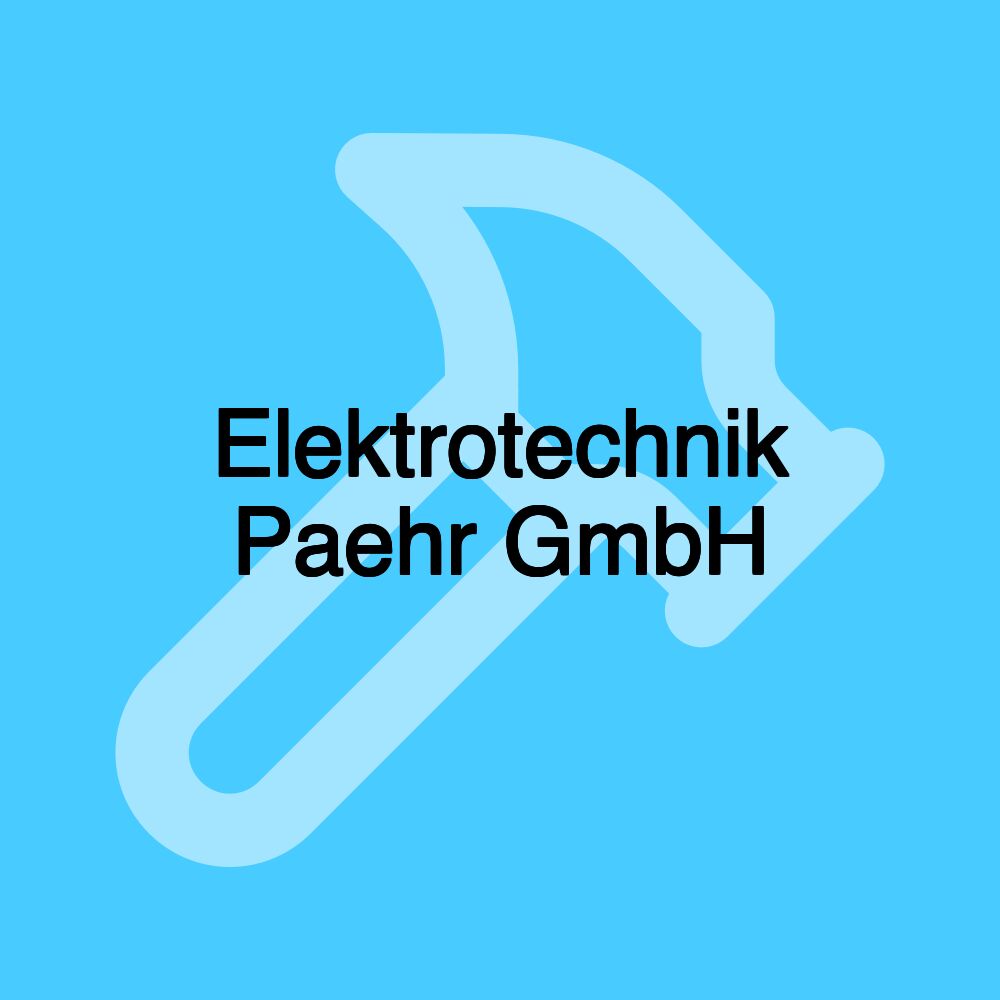 Elektrotechnik Paehr GmbH