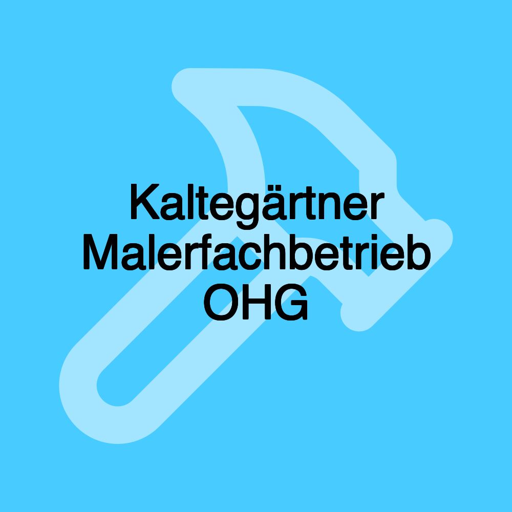 Kaltegärtner Malerfachbetrieb OHG