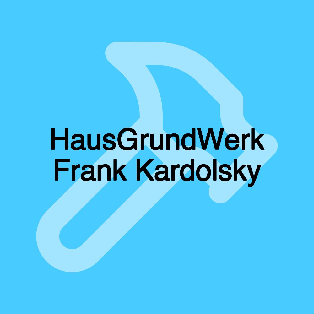 HausGrundWerk Frank Kardolsky